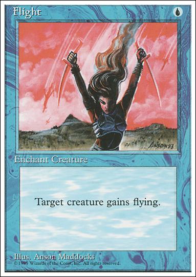 Magic the Gathering: 4th Edition (Base Set) card 72 Flight