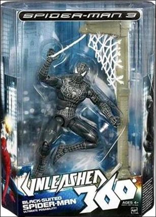 Spider-Man 3 Unleashed 360 figure 4 Black-Suited Spider-Man