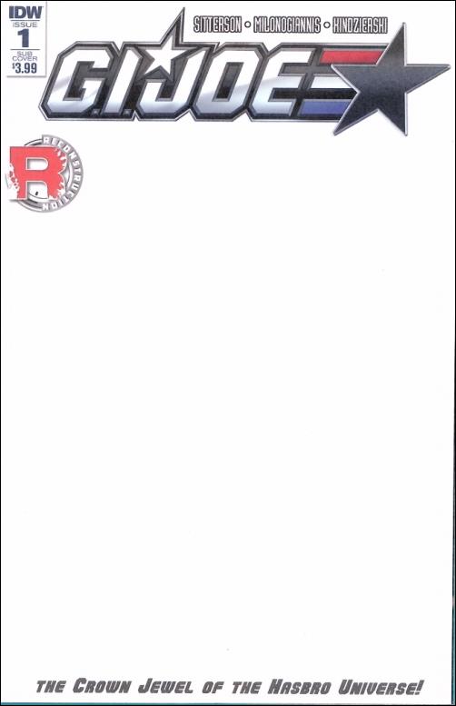 G.I. Joe (2016) issue 1-D Blank/Sketch Cover 