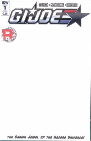 G.I. Joe (2016) issue 1-D Blank/Sketch Cover 