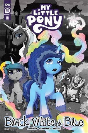My Little Pony: Black, White, & Blue issue 1-D Casey Coller 1:25 Cover