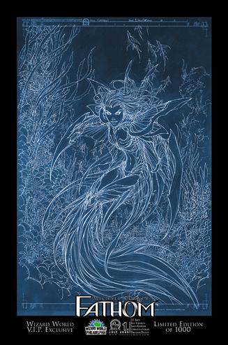 Michael Turner's Fathom (2005) issue 1-E Wizard World Philadelphia VIP Cover 1/1000