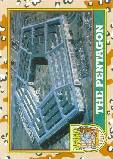 Desert Storm: Series 1 (Base Set) card 87 The Pentagon
