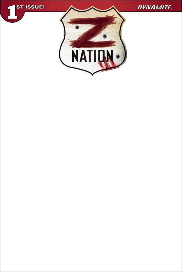 Z Nation issue 1-D Blank Authentix Cover