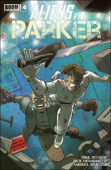 Aliens vs Parker issue 4