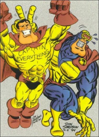 Hero Team-Up (Promo) card 3 Captain Everything and Megaton Man