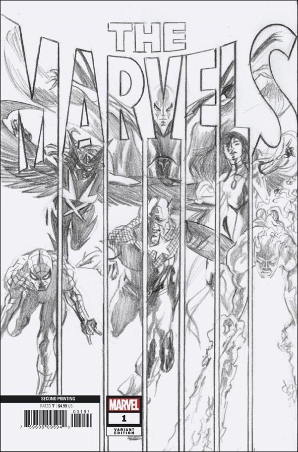 Marvels (2021) issue 1-I Alex Ross 1:25 Sketch Cover (2nd Printing)