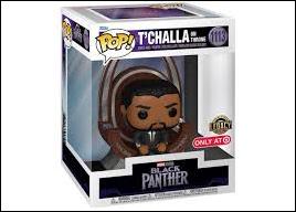POP! Marvel figure 1113 T'Challa on throne