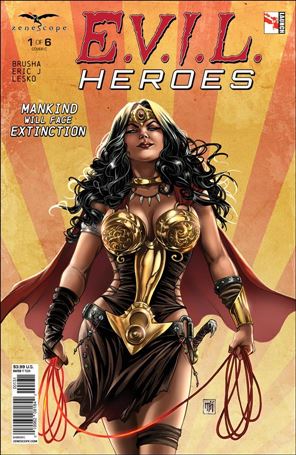 E.V.I.L. Heroes issue 1-C Mike Krome Cover