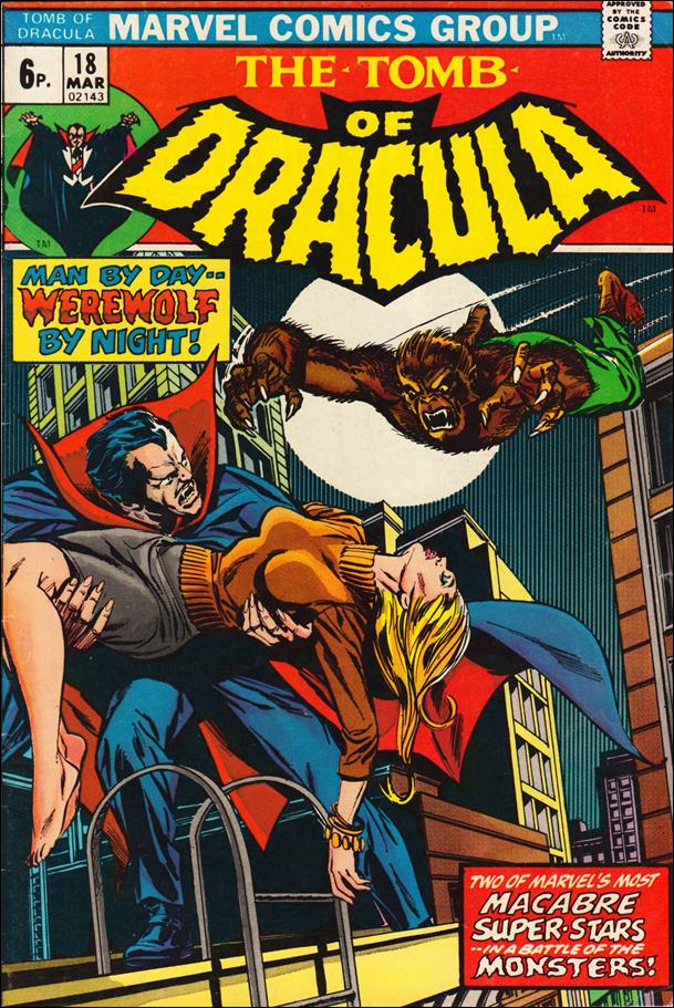 Tomb of Dracula (1972) issue 18-B UK Price Cover