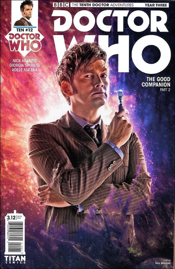 Doctor Who: The Tenth Doctor Year Three issue 12-B Will Brooks Photo Subscription Cover