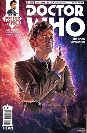 Doctor Who: The Tenth Doctor Year Three issue 12-B Will Brooks Photo Subscription Cover