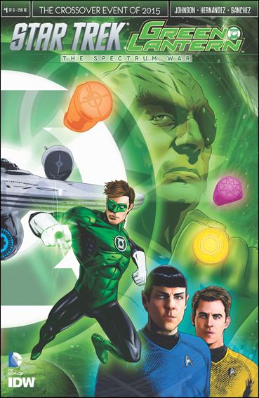 Star Trek/Green Lantern (2015) issue 1-ON Joe Corroney SDCC / Previews Wrap Cover 1/600
