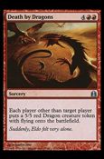 Magic the Gathering: Commander (Base Set) card 118 Death by Dragons