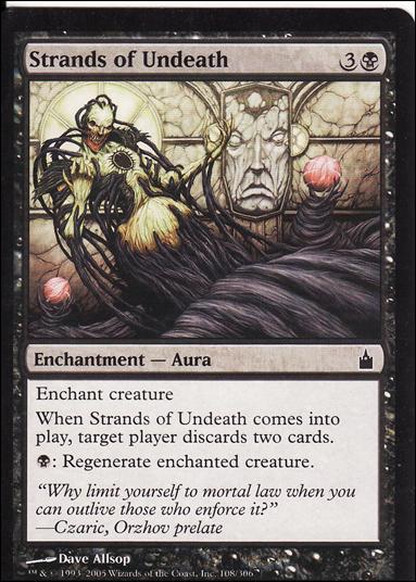 Magic the Gathering: Ravnica (Base Set)  card 108 Strands of Undeath