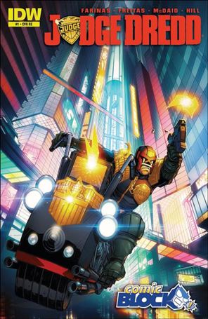 Judge Dredd (2015) issue 1-E Max Dunbar Comic Block Cover