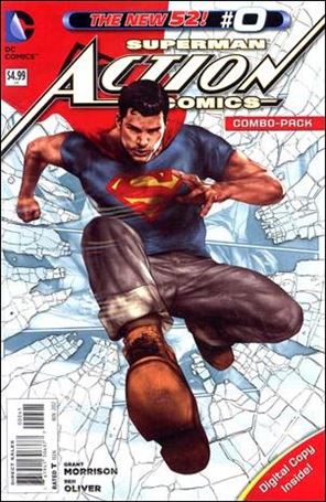 Action Comics (2011) issue 0-B Polybagged Ben Oliver Glass Cover Combo Pack