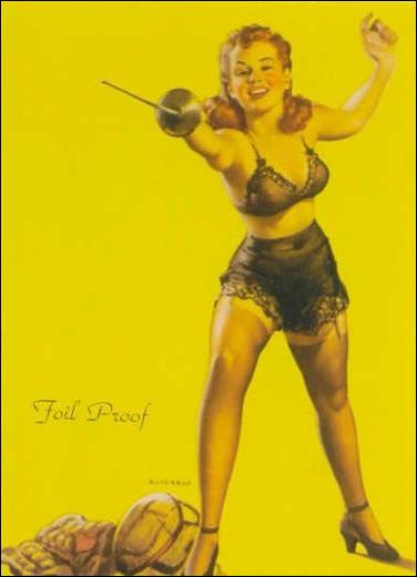 Elvgren's Calendar Pinups 2 (Base Set) card 76 Foil Proof