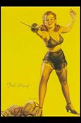 Elvgren's Calendar Pinups 2 (Base Set) card 76 Foil Proof