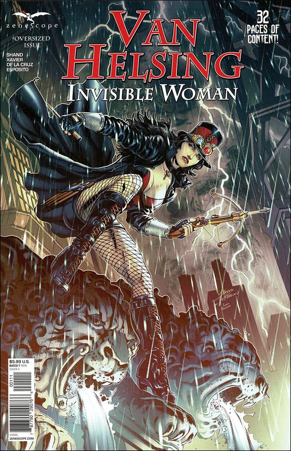 Van Helsing vs the Invisible Woman issue nn Igor Vitorino Cover