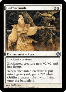 Magic the Gathering: Duel Decks: Knights vs. Dragons (Base Set) card 33 Griffin Guide
