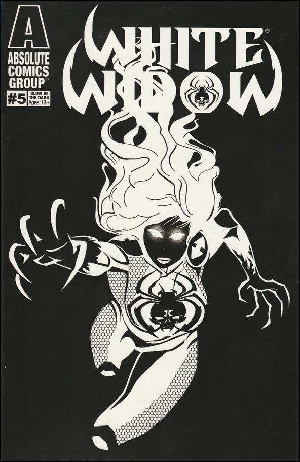 White Widow issue 5-N Benny Powell "White Glow" Cover