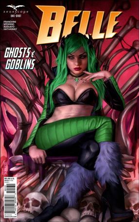 Belle: Ghost & Goblins issue 1-C Josh Burns Cover