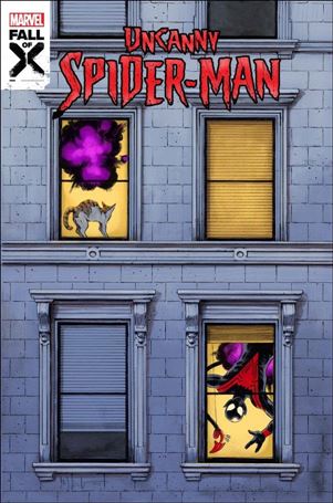 Uncanny Spider-Man issue 1-D Dave Wachter Window Shades Cover