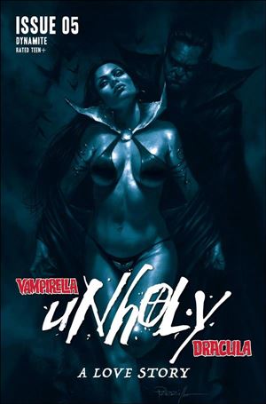 Vampirella/Dracula: Unholy issue 5-H Lucio Parrillo 1:10 Blue Tint Cover