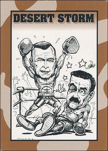 Desert Storm Crown Collection Series I card 9 First Round TKO
