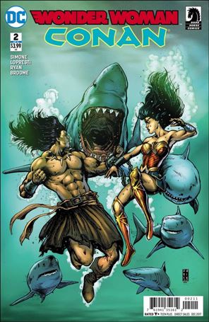 Wonder Woman/Conan issue 2 Darick Robertson Cover