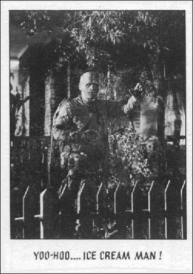 Creature Feature (Base Set) card 46 Yoo-hoo... ice cream man!