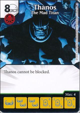 Marvel Dice Masters Age of Ultron  card 103 Thanos: The Mad Titan