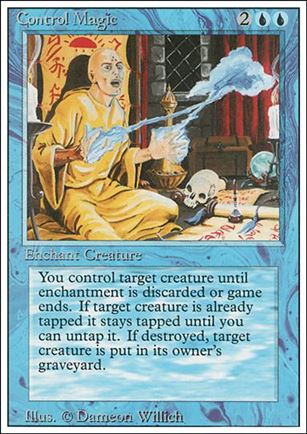 Magic the Gathering: Revised (Base Set) card 52 Control Magic