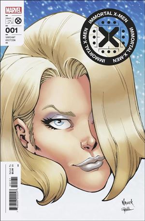 Immortal X-Men issue 1-B Todd Nauck Marvel Headshot Cover