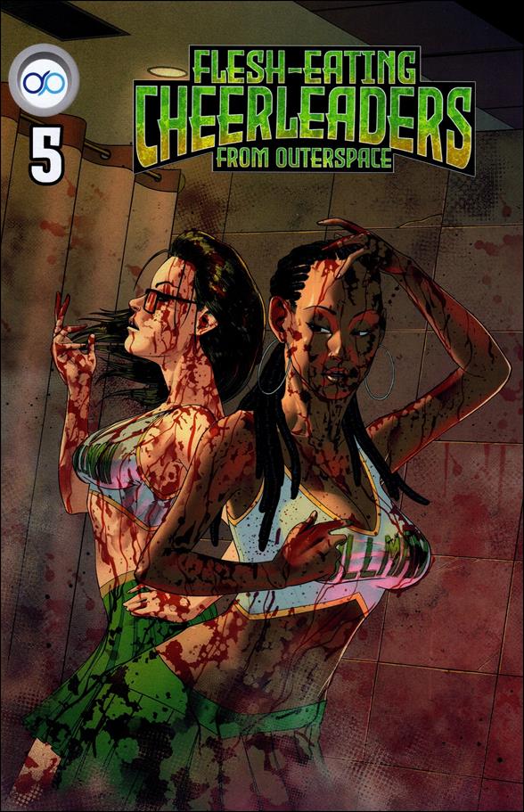 Flesh-Eating Cheerleaders from Outer Space issue 5 Felipe Obando Standard Cover