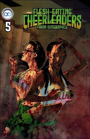 Flesh-Eating Cheerleaders from Outer Space issue 5 Felipe Obando Standard Cover