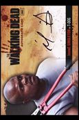 Walking Dead (Autograph Subset) card A16 IronE Singleton as T-Dog