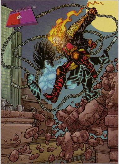 Marvel vs WildStorm (Base Set) card 24 Grail vs Ghost Rider