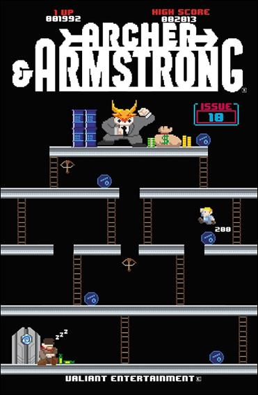 Archer & Armstrong (2012) issue 10-D Matthew Waite 8-Bit Cover