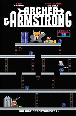 Archer & Armstrong (2012) issue 10-D Matthew Waite 8-Bit Cover