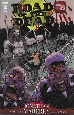 Road of the Dead: Highway to Hell issue 2-B Drew Moss Cover