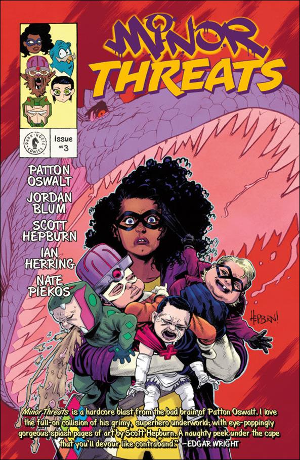 Minor Threats issue 3 Scott Hepburn Cover