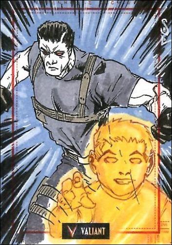 2013 Valiant Comics Preview Trading Card Set (Sketch Card Subset) card JSo-04