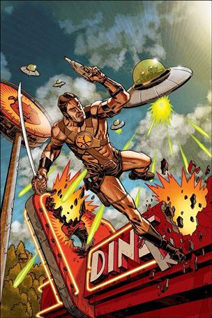 Warlord of Mars Attacks issue 3-G Dave Johnson 1:30 Virgin Cover