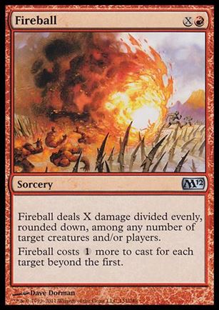Magic the Gathering: 2012 Core Set (Base Set) card 131 Fireball