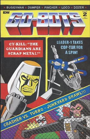 Go-Bots issue 2-C Jim Rugg 1:10 Cover
