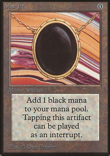 Magic the Gathering: Limited Edition Beta (Base Set) card 264 Mox Jet