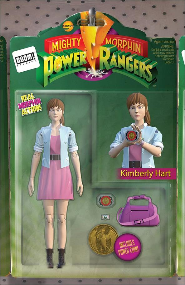 Mighty Morphin Power Rangers issue 19-B Joshua McDonald Action Figure Cover