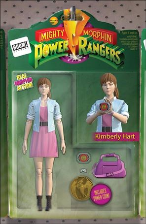 Mighty Morphin Power Rangers issue 19-B Joshua McDonald Action Figure Cover